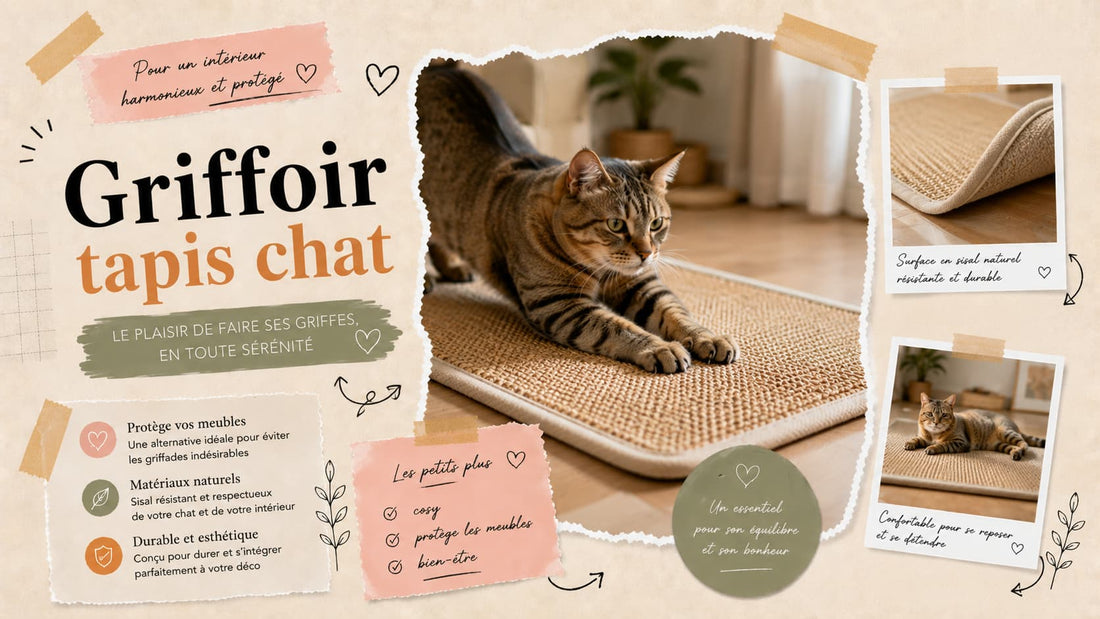 Griffoir pour chat tapis confortable