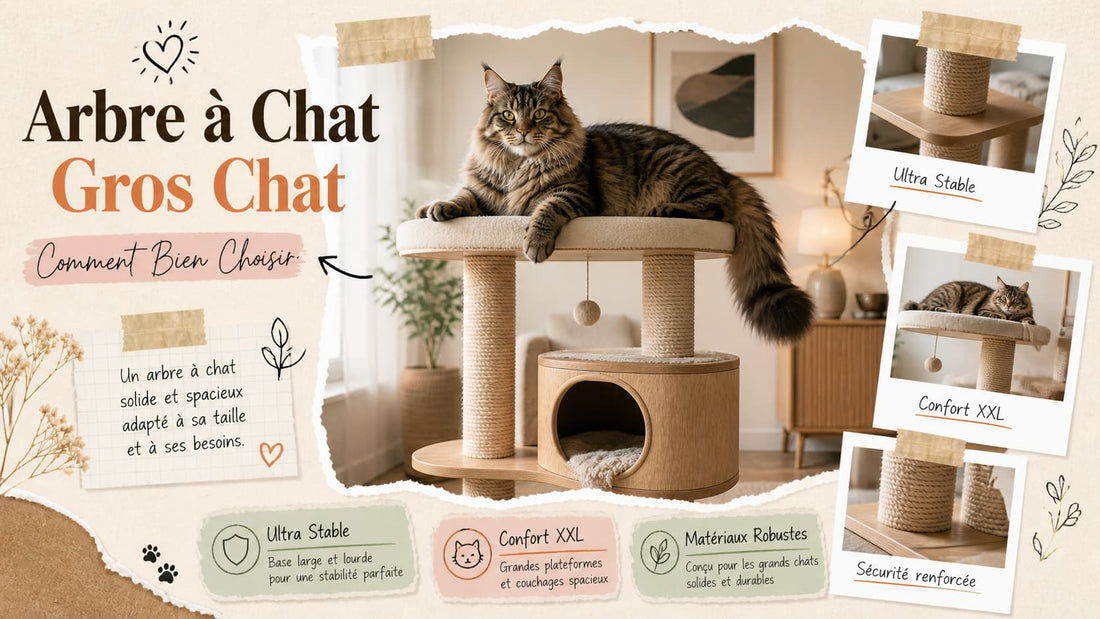 arbre à chat gros chat stable design intérieur moderne