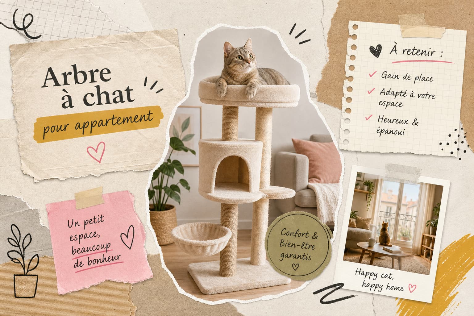 Quel arbre à chat choisir pour un appartement en 2026