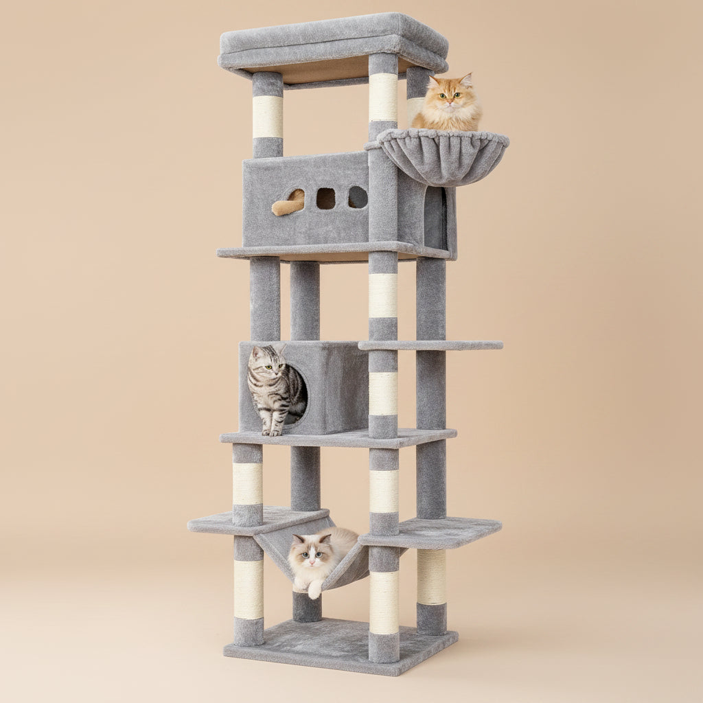 Arbre à chat XXL 210 cm