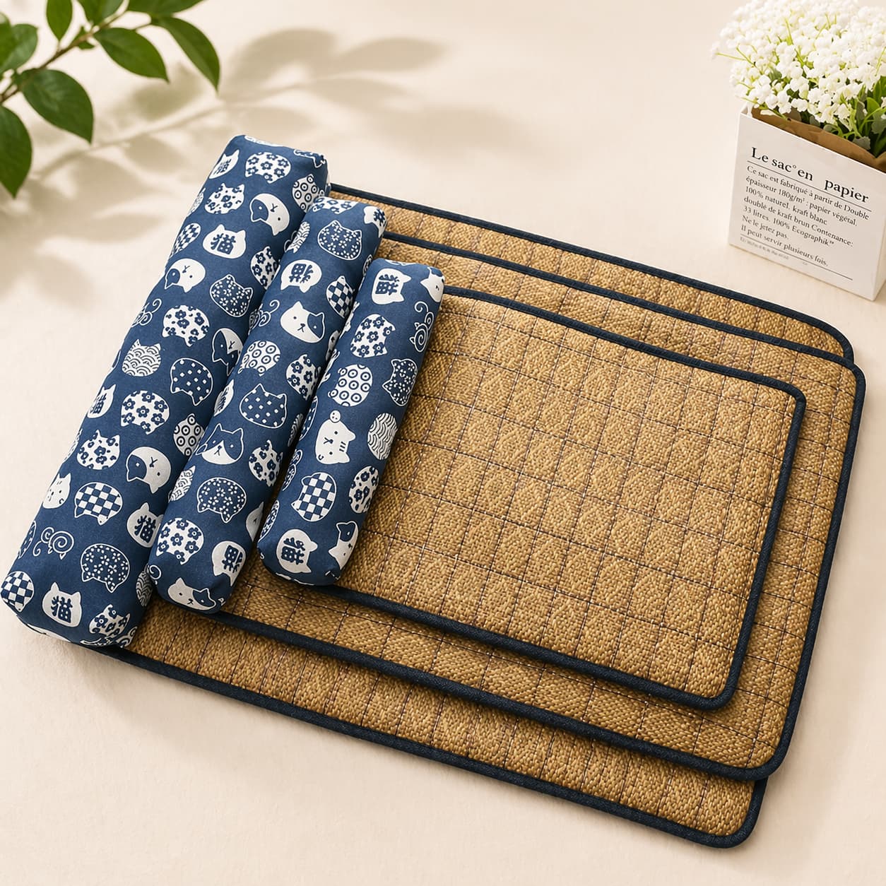 Panier design pour chat | Respirant fibre