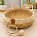 Panier en osier pour chat