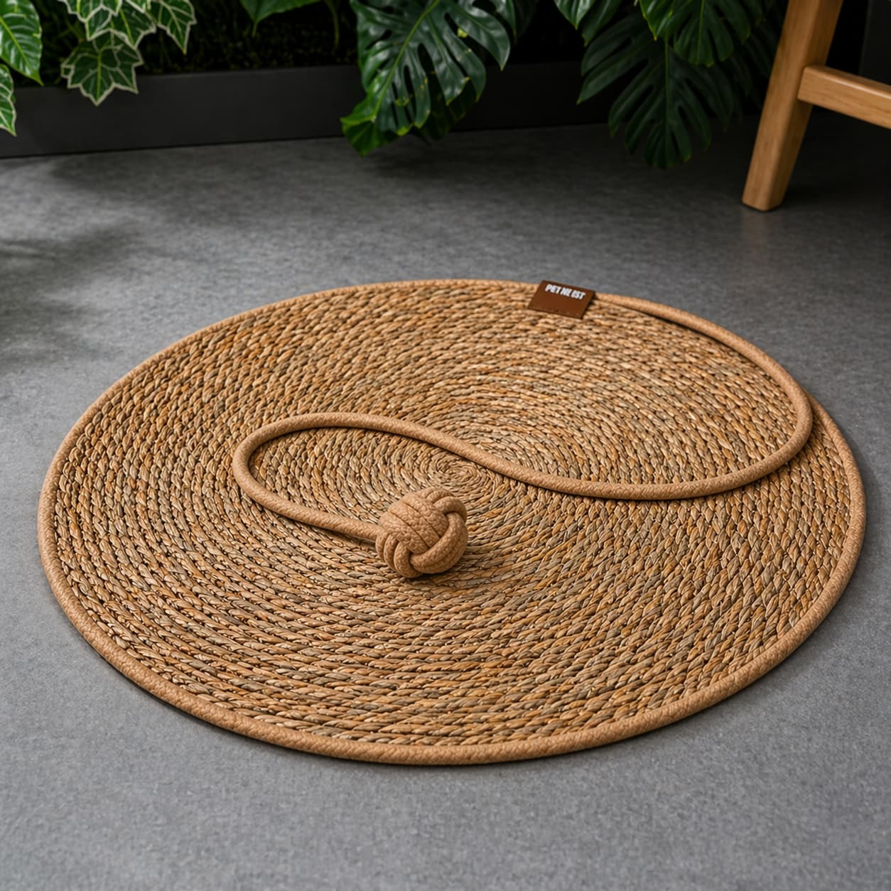 Griffoir pour chat tapis | rond