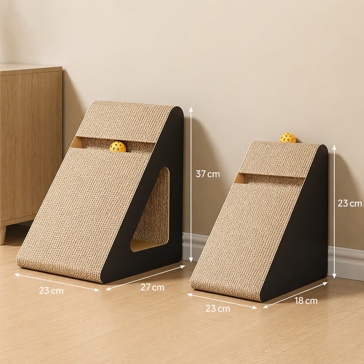 Griffoir pour chat tapis | design triangle