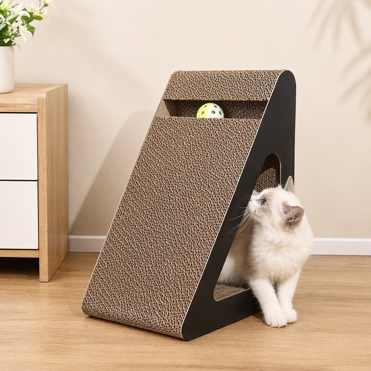 Griffoir pour chat tapis | design triangle
