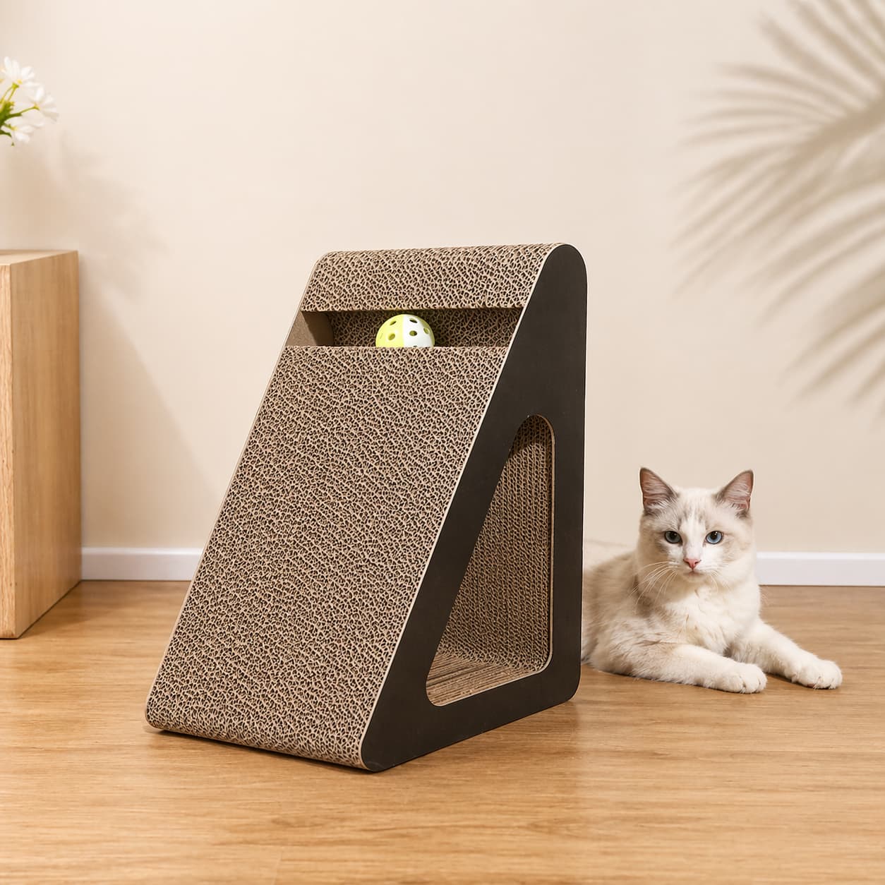 Griffoir pour chat tapis | design triangle