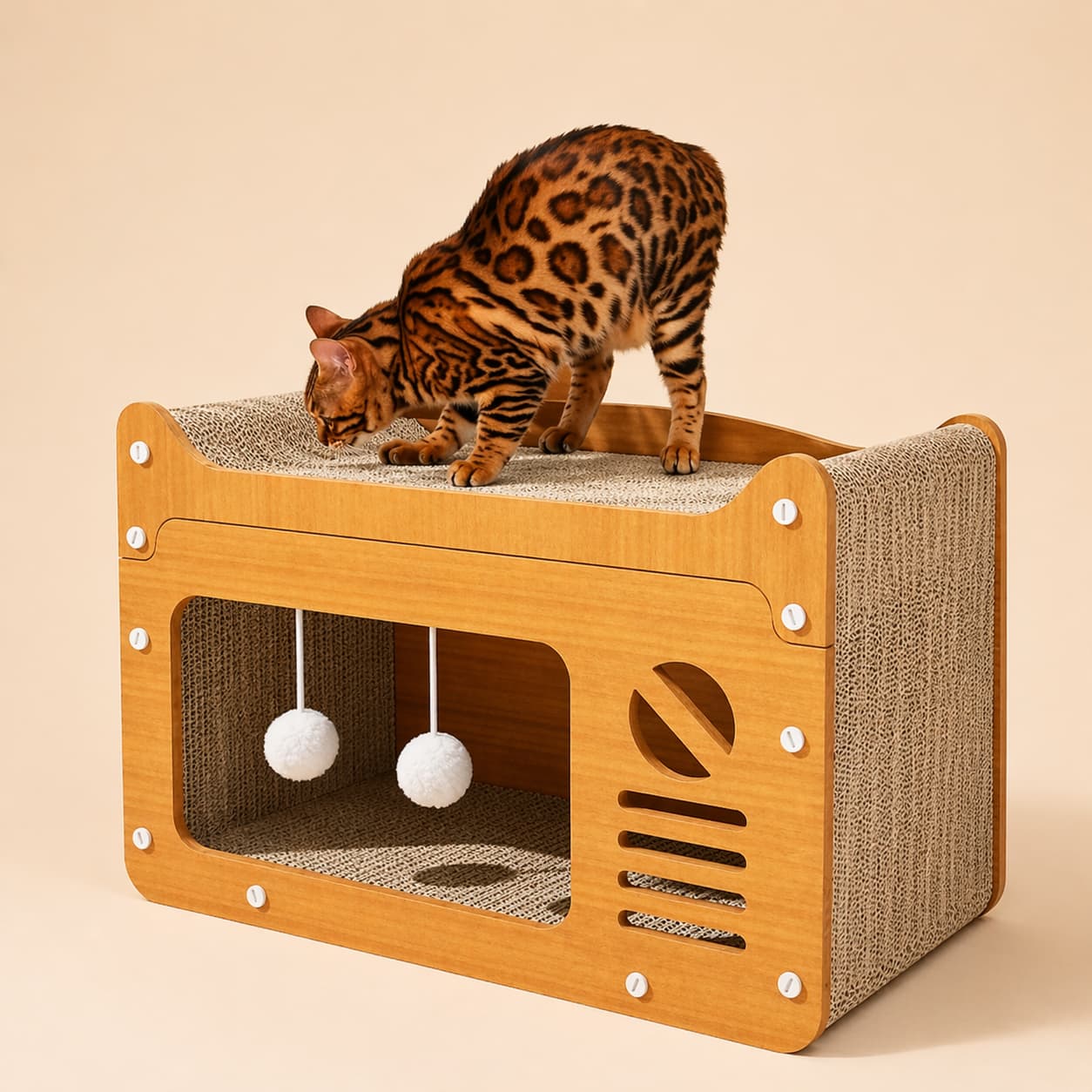Griffoir pour chat design | style cabane