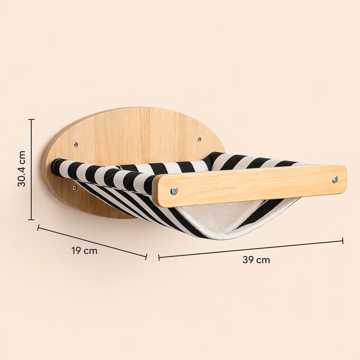 Hamac mural pour chat | en bois