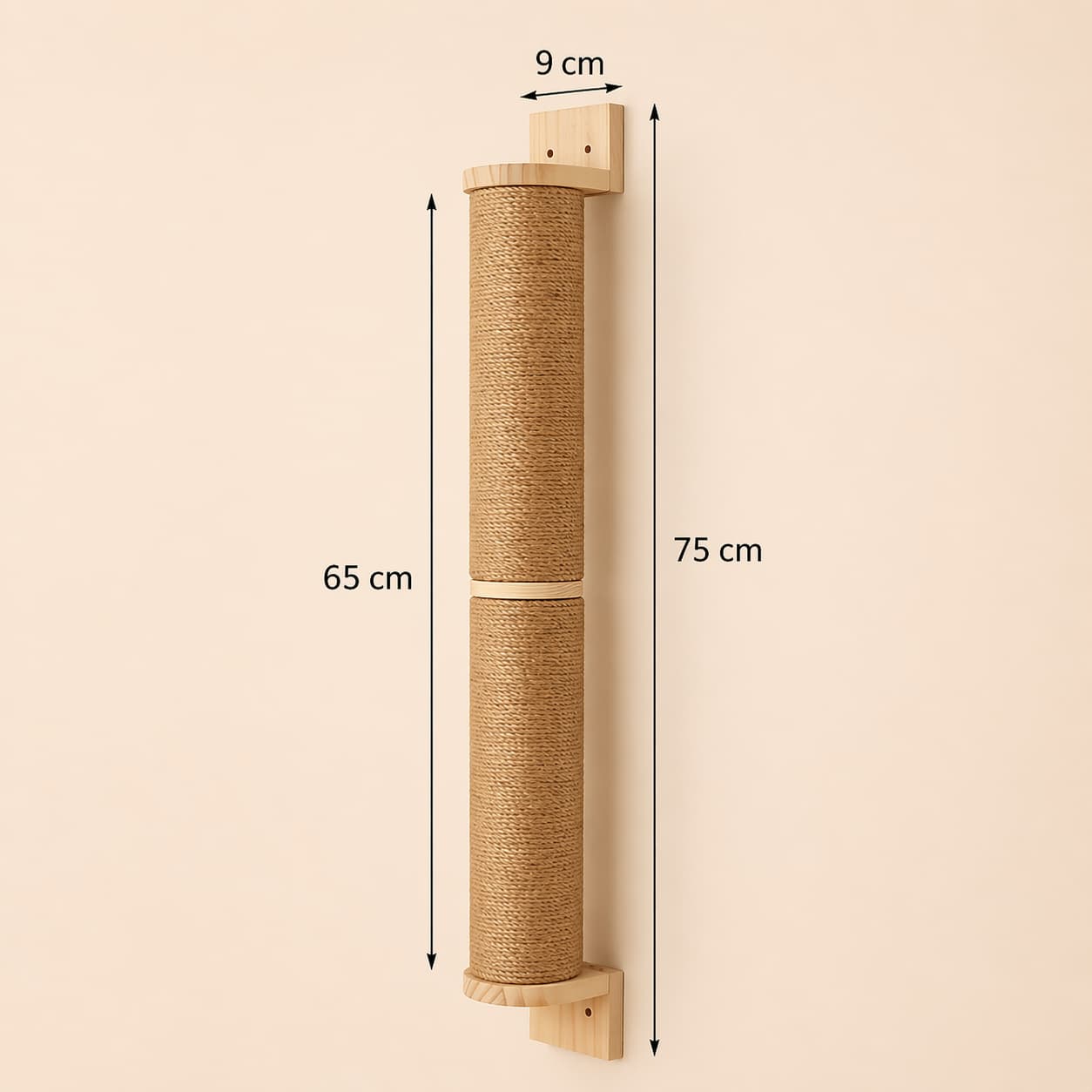 Poteau griffoir pour chat | 75 cm
