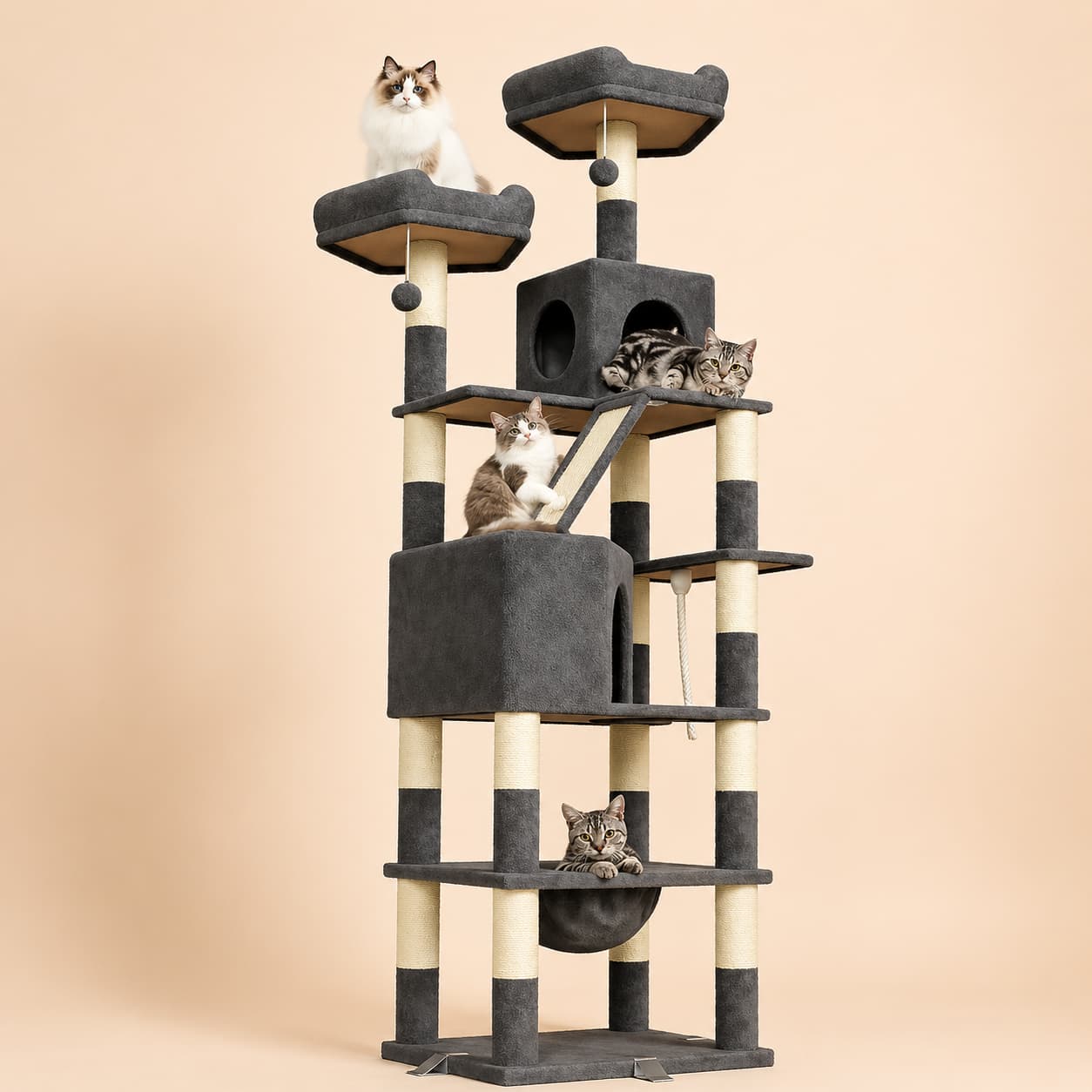Arbre à chat design | Dogat 208 cm