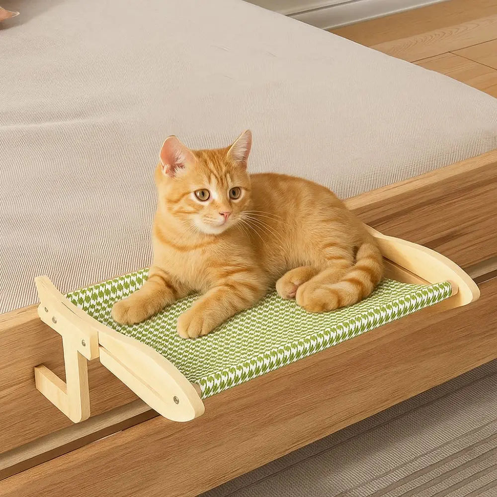 Hamac pour chat | accroche lit et fenêtre