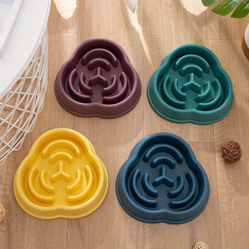 Gamelle anti glouton pour chat | Yellow