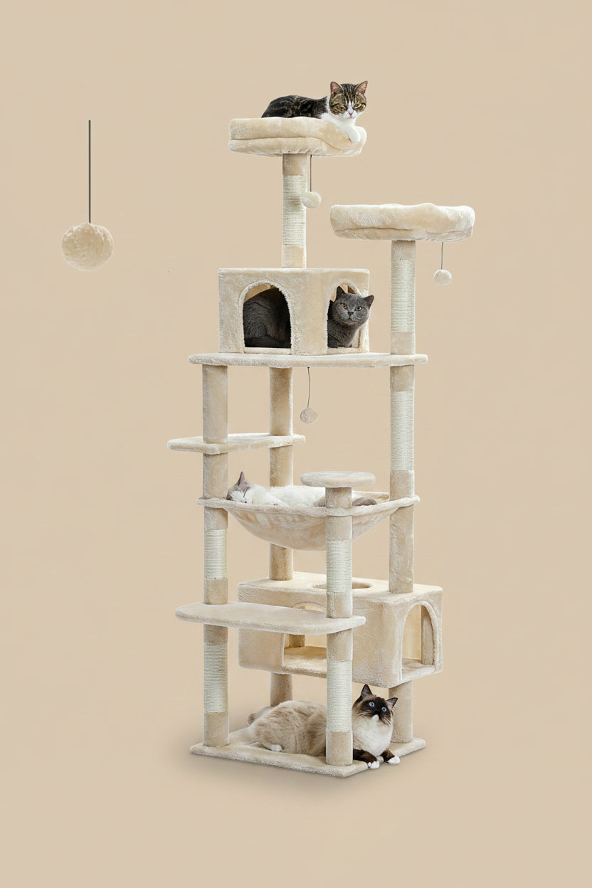Arbre à chat XXL | PAWZ Road 136CM/164CM/184CM