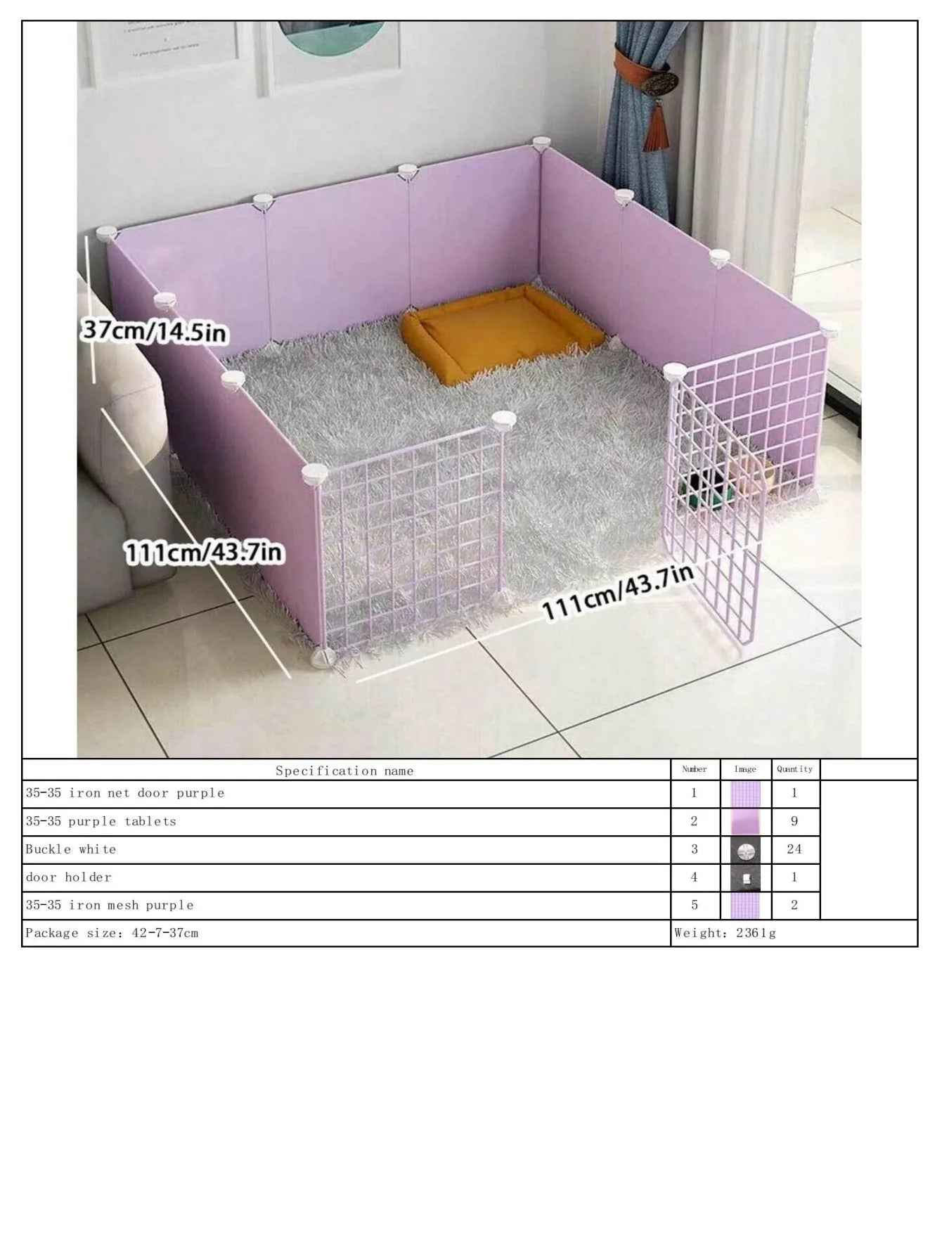 Enclos intérieur pour chat | Modules