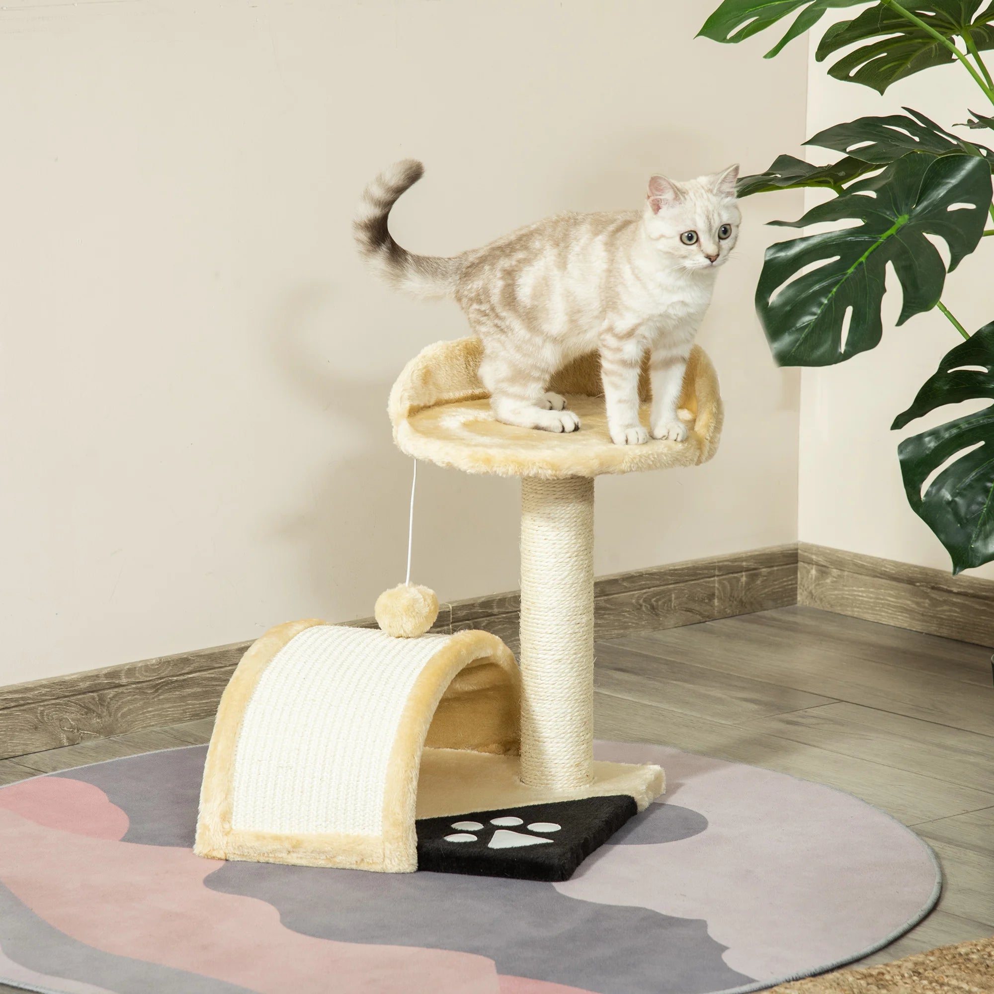Arbres à chat | petite taille avec boule suspendue