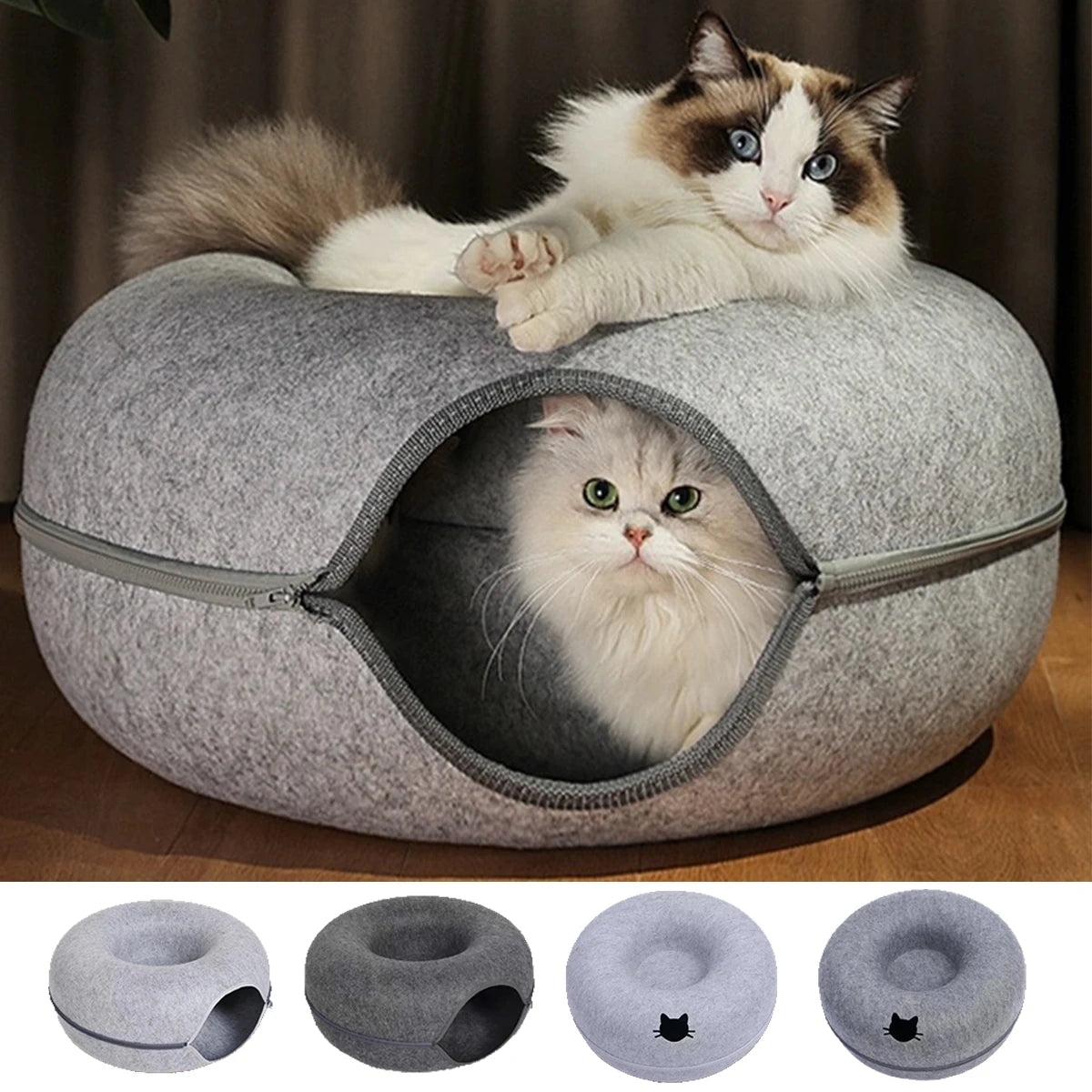 Panier design pour chat | Nid rond