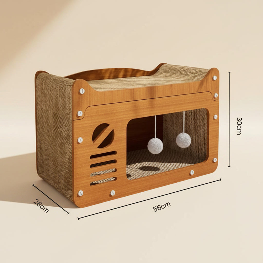 Griffoir pour chat design | style cabane