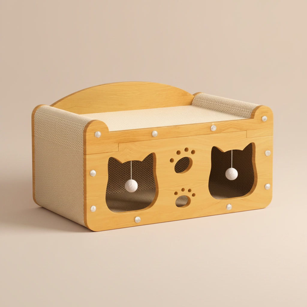Griffoir pour chat design | style cabane